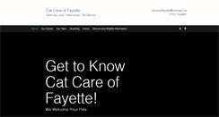 Desktop Screenshot of catcareoffayette.com